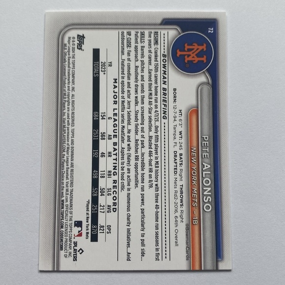 2024 Topps Bowman Baseball Cards - Picture 8 of 8